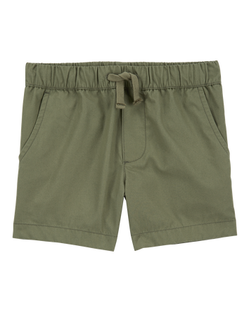 Baby Pull-On Poplin Shorts, 