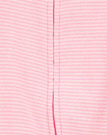 B&eacute;b&eacute; fille - Emballage de 2 grenouill&egrave;res &agrave; fermeture &agrave; glissi&egrave;re &agrave; 2 sens en coton - Rose, 