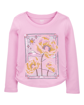 Kid Knit Long-Sleeve Fashion Top - Pink, 