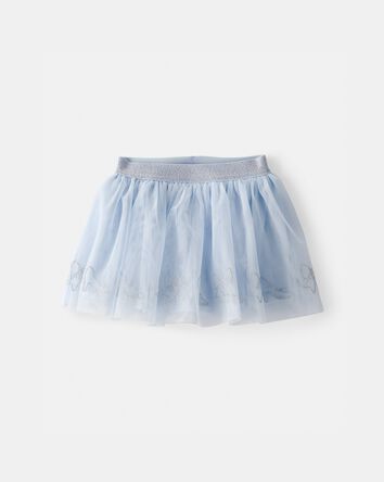 Toddler Girl Disney&copy; Cinderella Glitter Tulle Skort - Blue, 