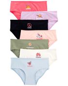Girls 7-Pack Days Of The Week Hipster Underwear, image 1 of 2 slides