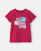 Girls Hello Kitty Graphic Tee - Red, image 1 of 2 slides