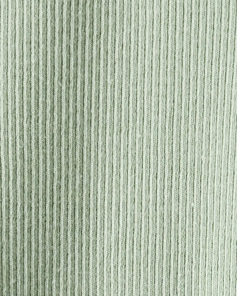 Baby Organic Cotton Rib Sleeper, image 3 of 5 slides