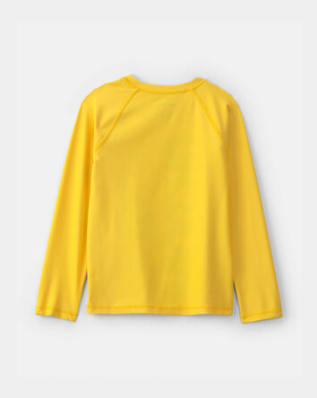 Boys Pokemon Long-Sleeve Rashguard - Yellow, 