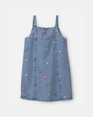 Toddler Girl Pixar&copy; Toy Story Chambray Dress - Medium Wash, 