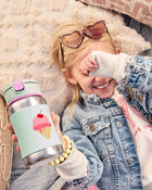 Spark Style Stainless Steel Straw Bottle - Ice cream, image 3 of 3 slides