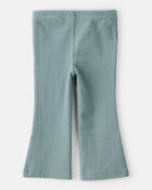 Baby Girl Cotton Flare Active Pants - Green, image 2 of 4 slides