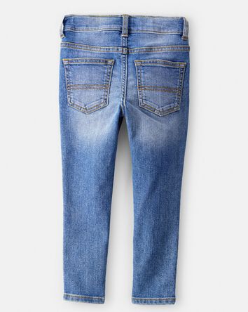 Enfant en bas &acirc;ge Jeans de coupe fuseau &agrave; d&eacute;lavage indigo vif, 