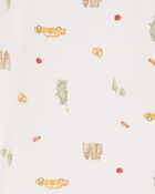 Toddler New York City Print PurelySoft 2-Piece Pyjamas - Ivory, image 3 of 5 slides