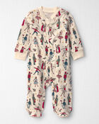 B&eacute;b&eacute; - Grenouill&egrave;re en coton biologique &agrave; motif Casse-Noisette, image 1 sur 4 diapositives