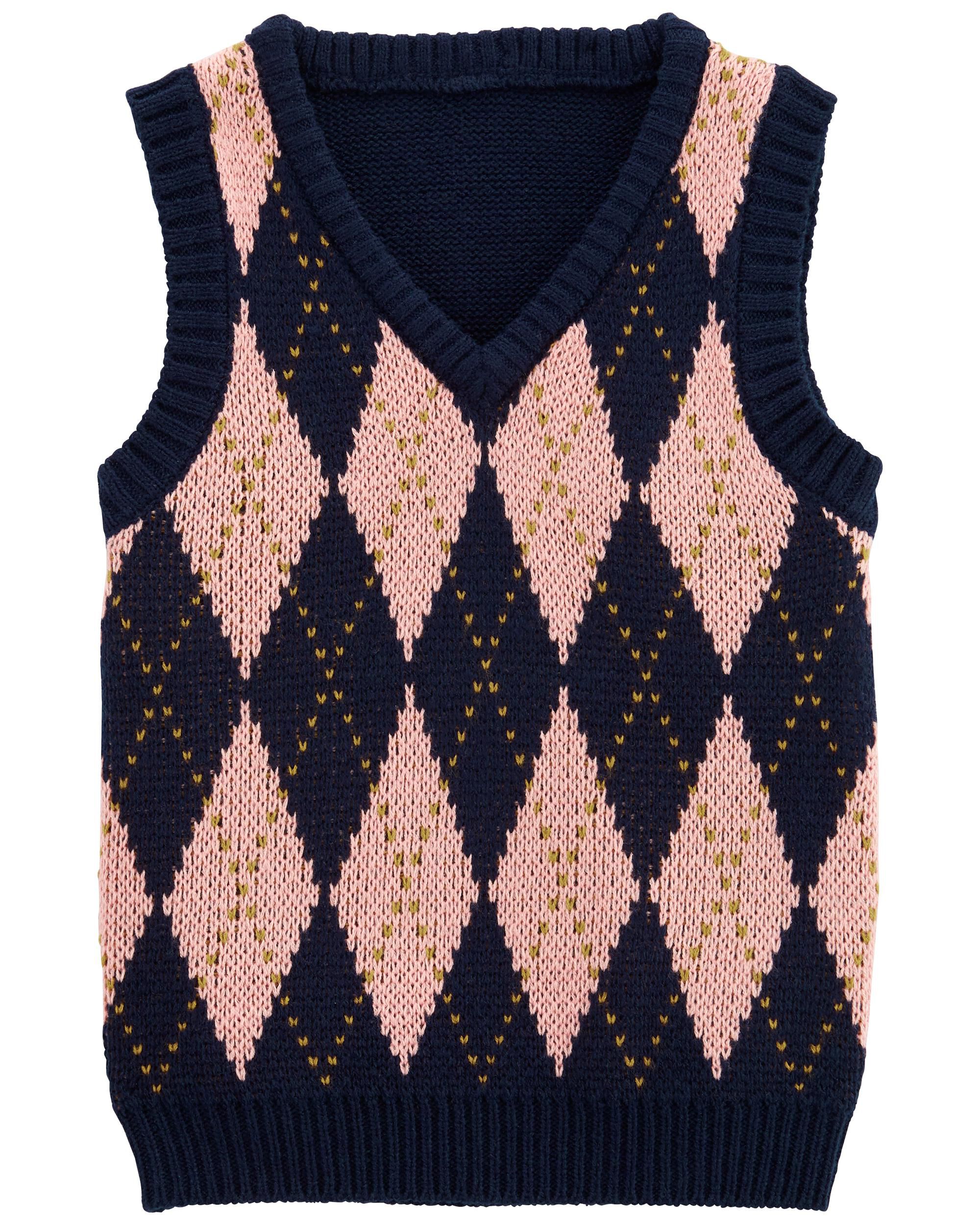 Baby argyle clearance sweater vest