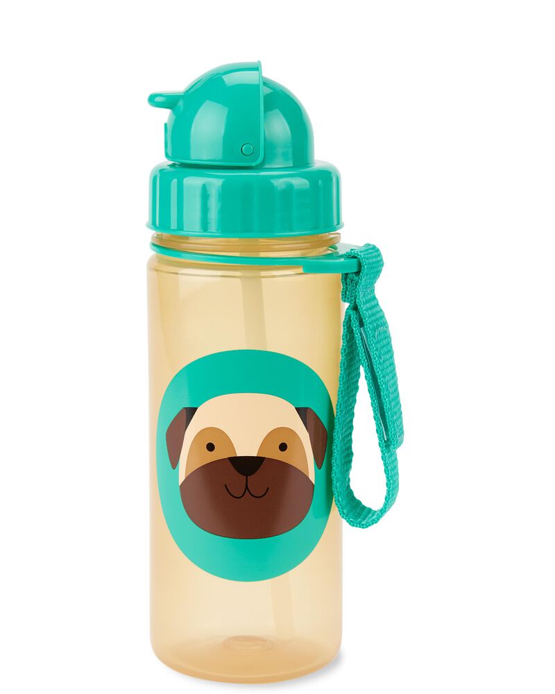 ZOO Straw Bottle - 13 oz - Pug, image 2 of 6 slides