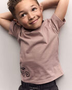 Toddler Relaxed Tee - Mauve, image 4 of 6 slides