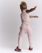 Toddler Girl Ribbed Tank Top - Pink, image 3 of 6 slides