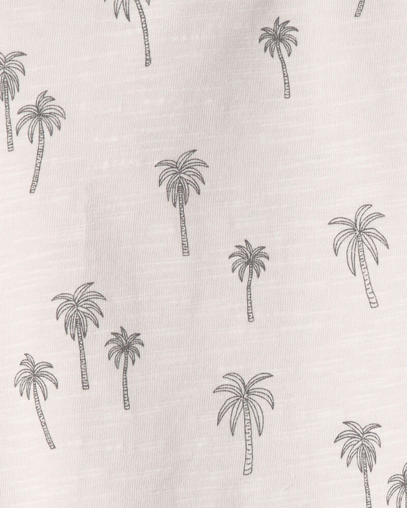 Toddler Boy 2-Pack Organic Cotton T-Shirts in Palm Trees, image 3 of 5 slides