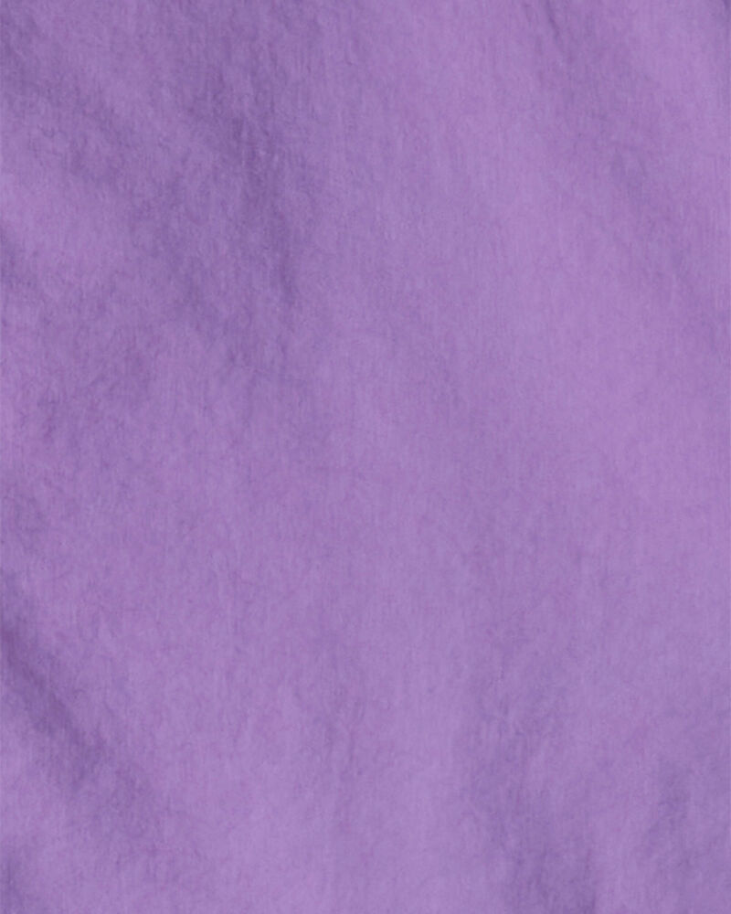 Girls Midweight Peplum Jacket - Purple, image 2 of 3 slides
