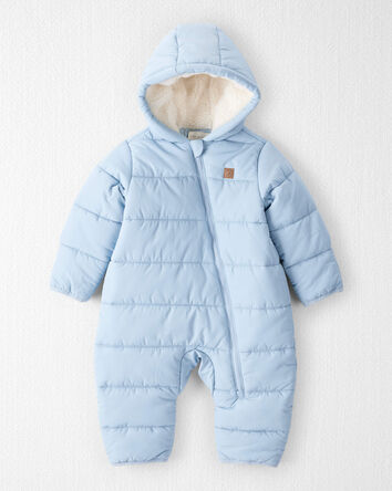 Baby 1-Piece Snowsuit Made with Recycle Materials, 