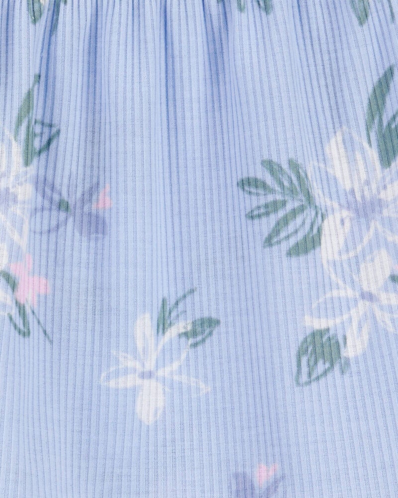 Kid 2-Piece Floral Loose Fit Pyjamas, image 2 of 3 slides