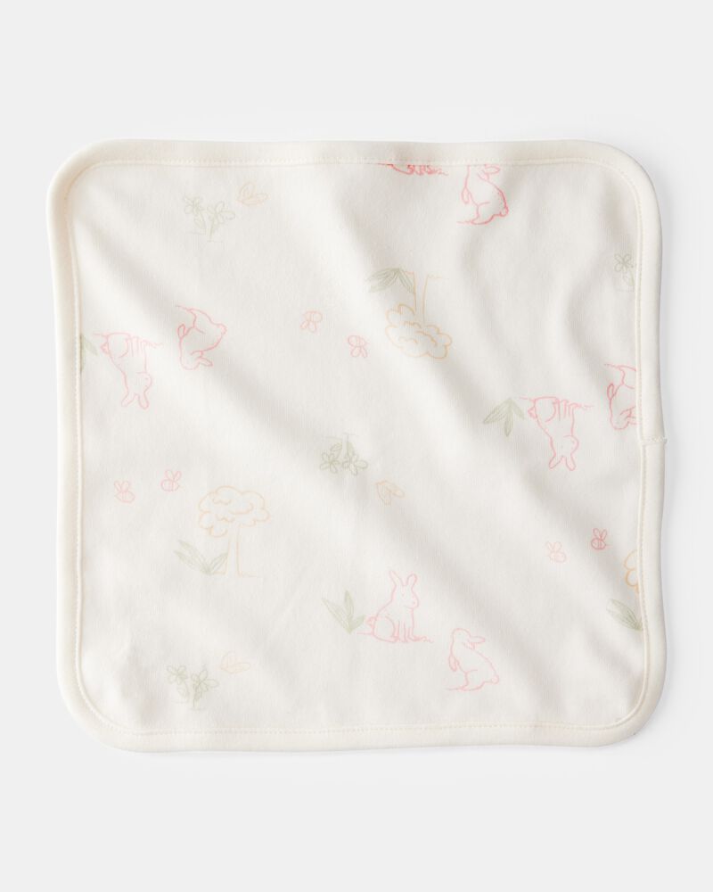 Baby Girl 6-Pack Wash Cloths, image 2 of 2 slides
