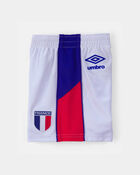 Toddler Umbro France Mesh Soccer Shorts - Blue/Red/White, image 4 of 7 slides