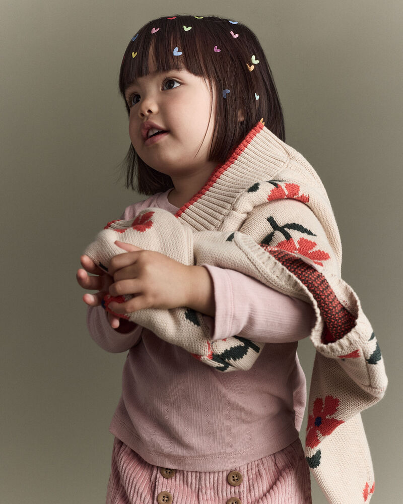 Toddler Girl Urban Wide Leg Corduroy Pant - Light Pink, image 4 of 8 slides