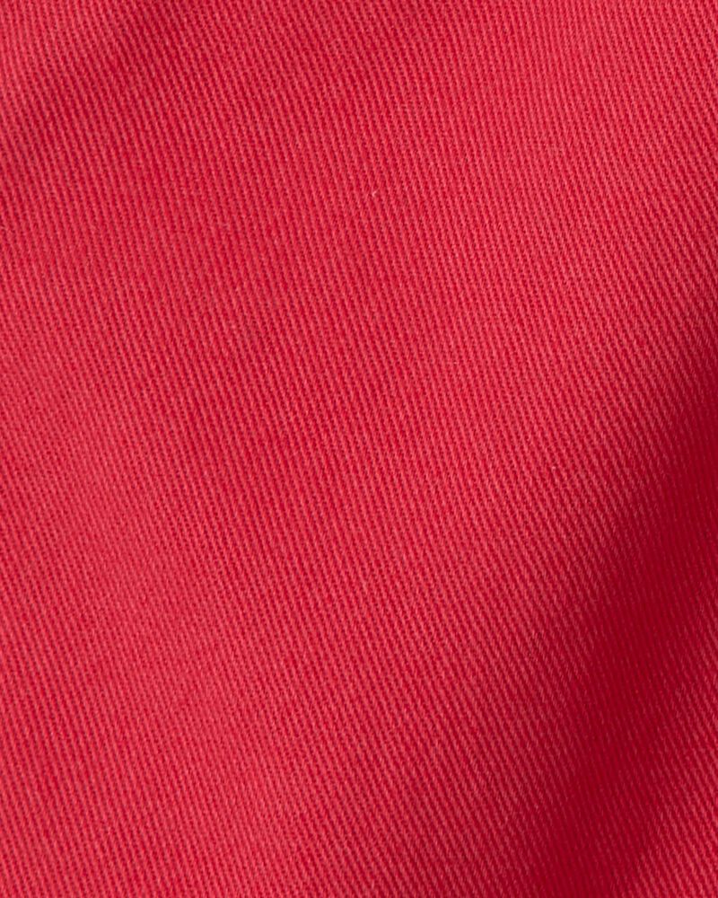 B&eacute;b&eacute; gar&ccedil;on - Pantalon en serg&eacute; uni - Rouge, image 3 sur 3 diapositives