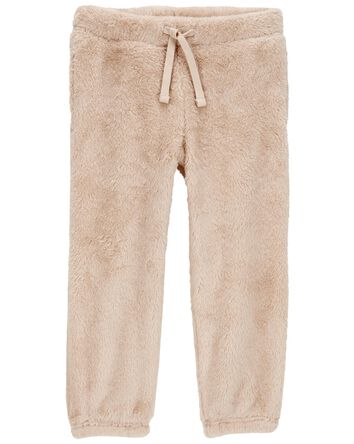 Baby Velour Joggers - Tan, 