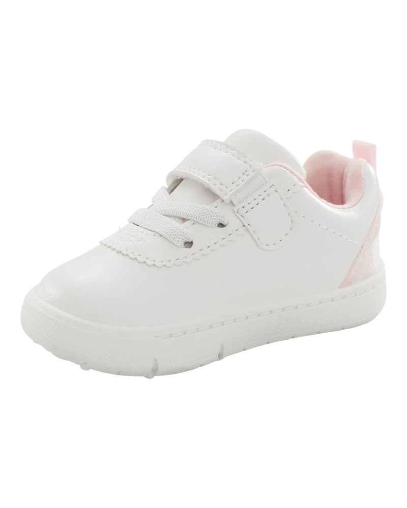  Every Step® First Walker  Flower Casual Sneakers - White, image 6 of 7 slides