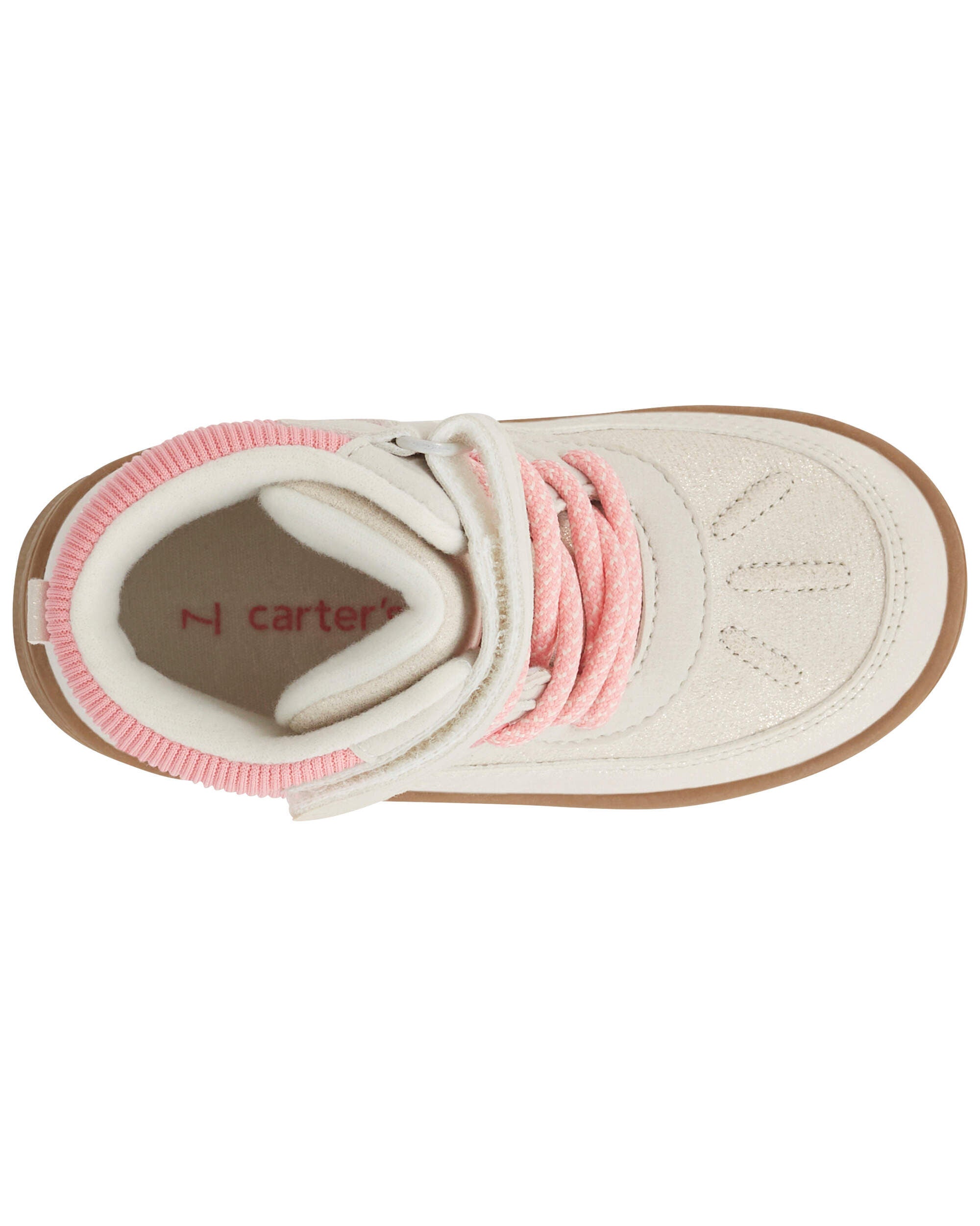 White Pink Toddler Hiking Boots Carter s Oshkosh Canada