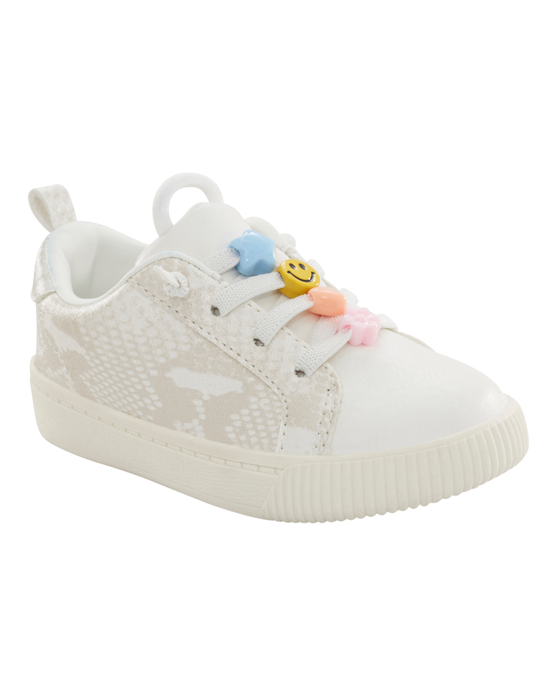 Toddler Snakeskin Pull On Sneakers, image 1 of 7 slides