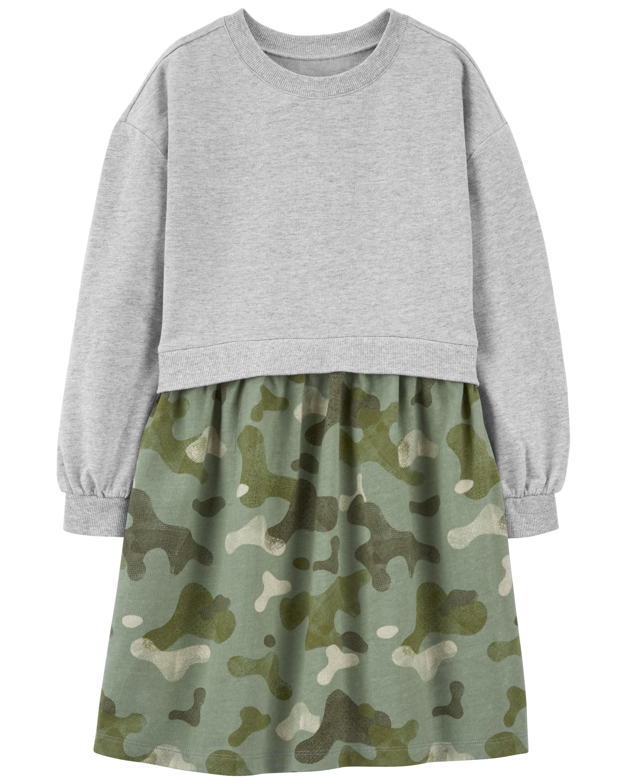Kids camo deals sweatshirt