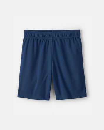 Gar&ccedil;ons - Short en maille active &ndash; Bleu, 