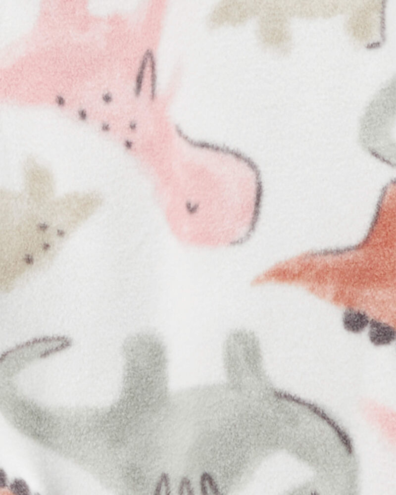 Baby 1-Piece Dinosaur Fleece Footie Pyjamas, image 3 of 5 slides