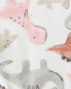 Baby 1-Piece Dinosaur Fleece Footie Pyjamas, image 3 of 5 slides
