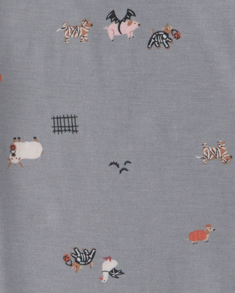 Toddler 2-Piece Halloween PurelySoft&trade; Snug Fit Pyjama Set - Grey, image 4 of 6 slides
