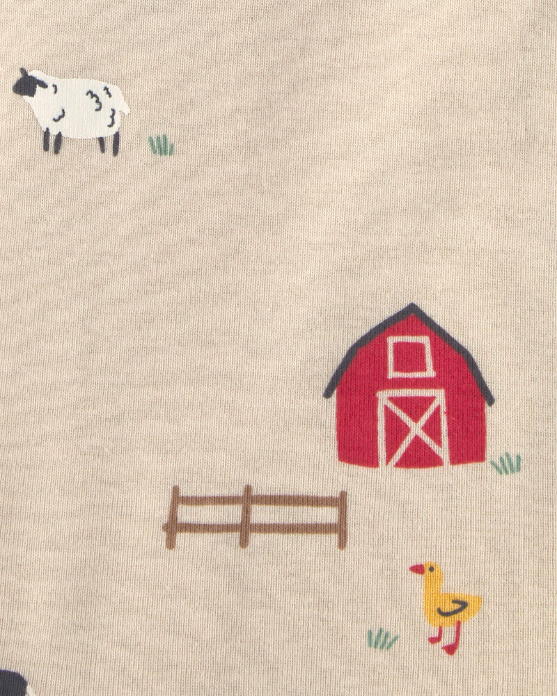 Baby 5-Pack Farm Animal Short-Sleeve Multipack Bodysuits, image 3 of 7 slides