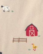 Baby 5-Pack Farm Animal Short-Sleeve Multipack Bodysuits, image 3 of 7 slides