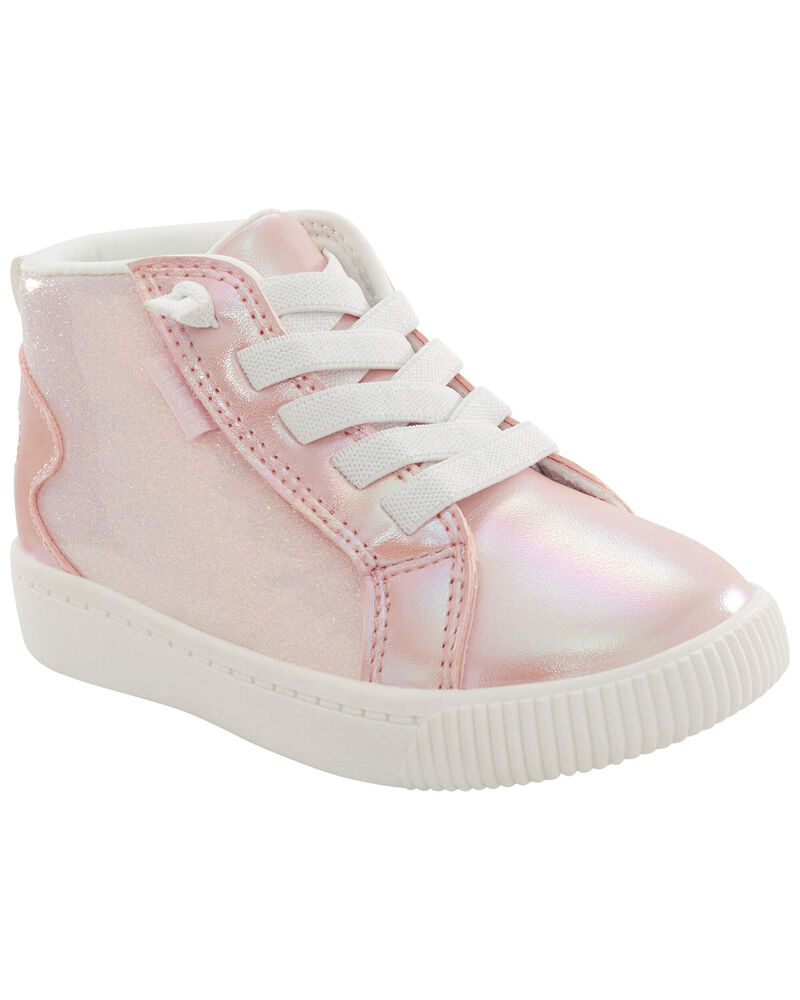 Kid Metallic High-Top Sneakers, image 1 of 6 slides