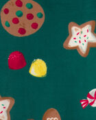 B&eacute;b&eacute; - Pyjama ajust&eacute; 2 pi&egrave;ces en DreamPlush &agrave; motif pain d&rsquo;&eacute;pice de No&euml;l &ndash; Vert, image 2 sur 2 diapositives