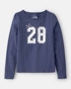 Girls Disney&copy; Minnie Mouse Long-Sleeve Top - Navy, image 1 of 5 slides