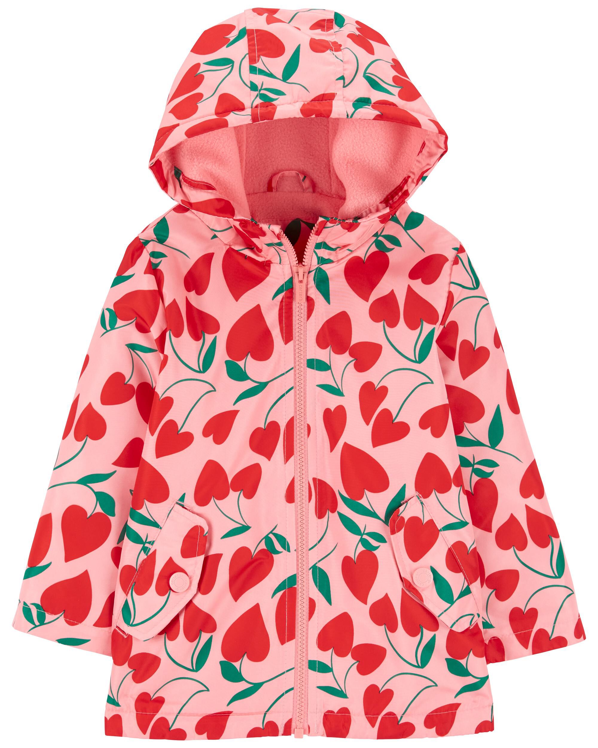 Heart print jacket discount