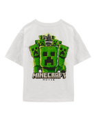 Kid Minecraft Short-Sleeve Graphic Tee - White, image 2 of 4 slides