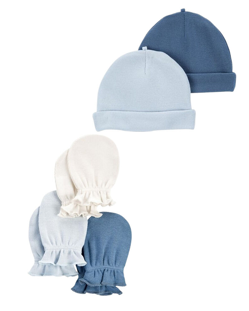 Blue Baby 5Pack Caps & Mittens Carter’s Oshkosh Canada
