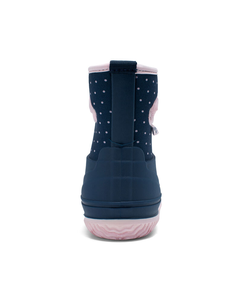 Toddler Girl Mounty Neoprene Snow Boots - Navy, image 3 of 6 slides