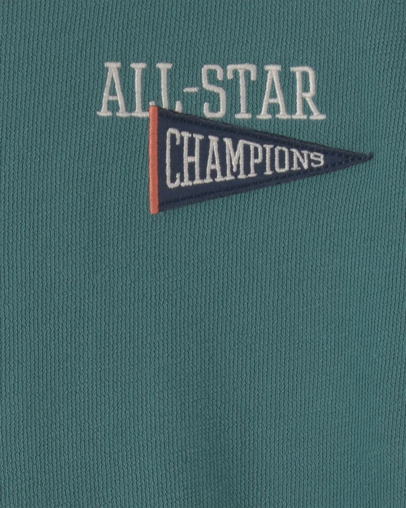 Gar&ccedil;ons - T-shirt &agrave; imprim&eacute; &laquo;All Star&raquo; - Vert, image 2 sur 2 diapositives