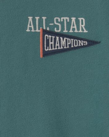 Gar&ccedil;ons - T-shirt &agrave; imprim&eacute; &laquo;All Star&raquo; - Vert, 