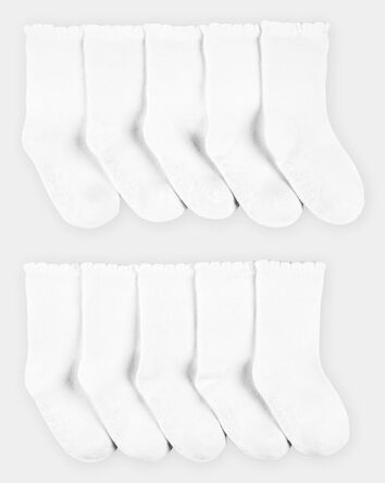 Enfant en bas âge 10 paires de chaussettes mi-mollet, 