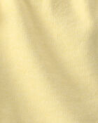 Toddler Girl French Terry  Shorts - Yellow, image 3 of 4 slides