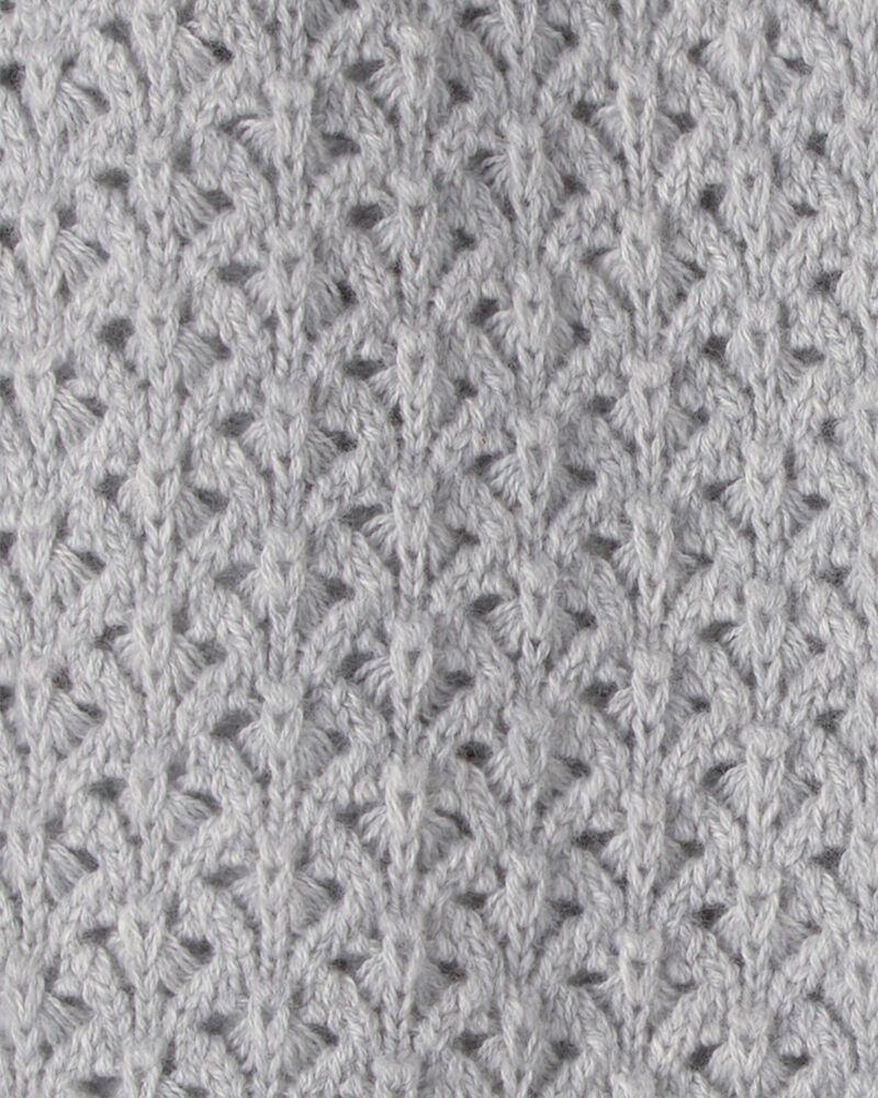 Baby Short-Sleeve Romper in Grey, image 3 of 4 slides