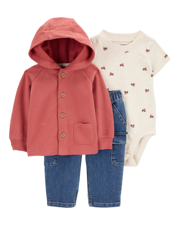 Baby 3-Piece Little Cardigan Set, 
